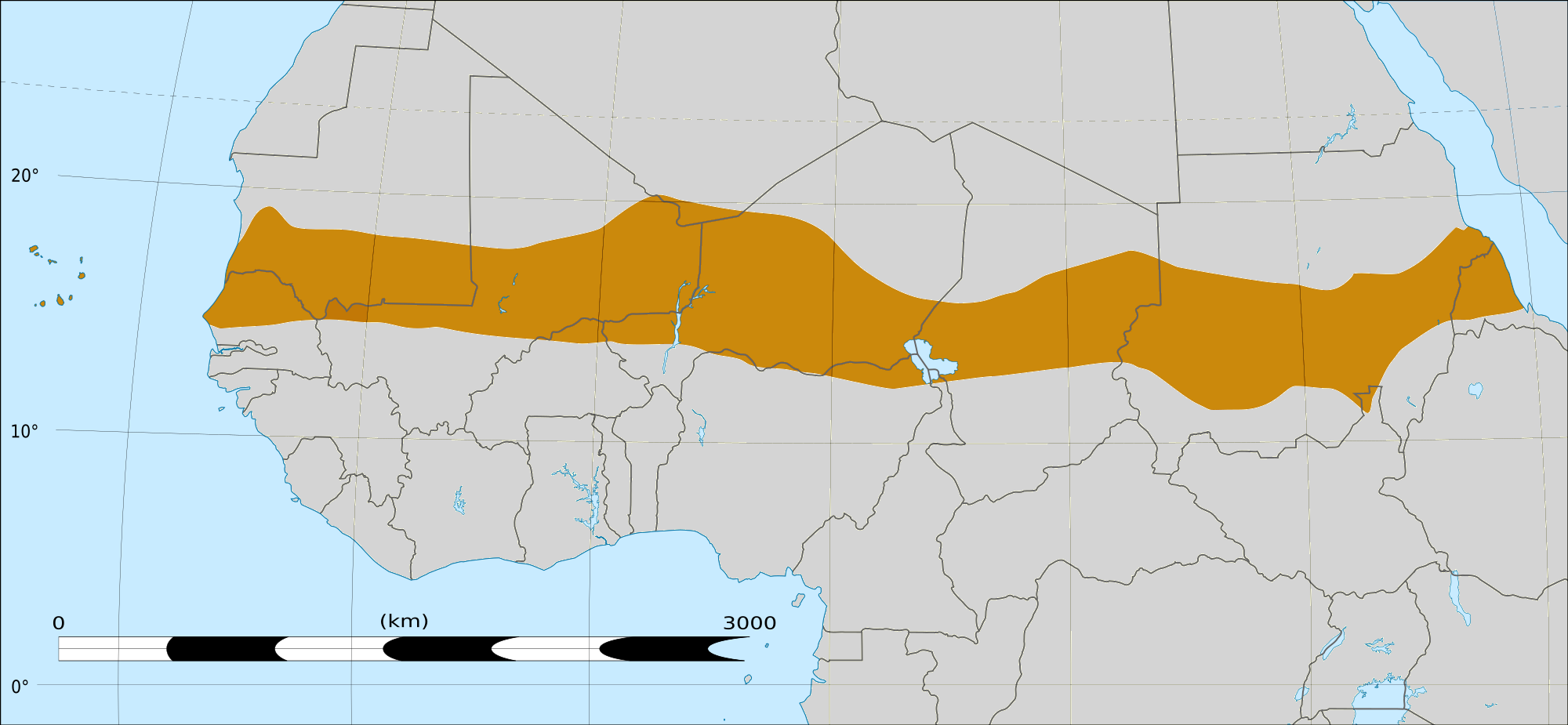 A conference room map showing the African continent, with an empty podium in the foreground